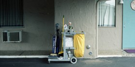 motel housekeeping cart